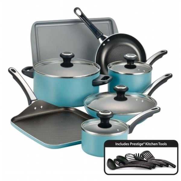 Farberware Aluminum Farberware Aluminum 21926 Nonstick 17 Piece